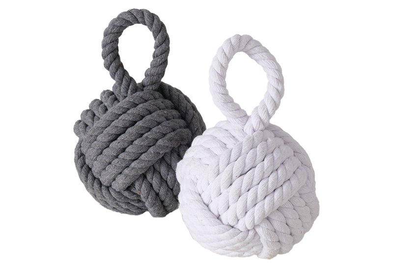 Boltze Zuber Στοπ Πόρτας 23cm σε Λευκό & Γκρι