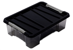 Κουτί Αποθήκευσης Πλαστικό Dea Home Jolly M40xΠ30xY12cm 8lt Γκρι