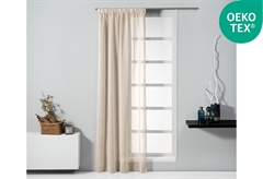 Κουρτίνα Easy Home Harmonica 270x140cm Μπεζ με Τρέσα