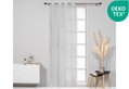 Κουρτίνα Easy Home Flute 260x140cm Γκρι με Τρουκς