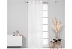 Κουρτίνα Easy Home Bongo 260x140cm Λευκή με Τρουκς