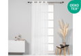 Κουρτίνα Easy Home Bongo 260x140cm Λευκή με Τρουκς