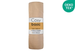 Σεντόνι Διπλό Ionion Cosy Basic Sand 260x160cm