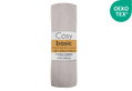 Σεντόνι Μονό Ionion Cosy Basic Silver με Λάστιχο Μ200xΠ100xΥ28cm