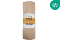 Σετ Μαξιλαροθήκες Ionion Cosy Basic 72x52cm Sand 2τμχ