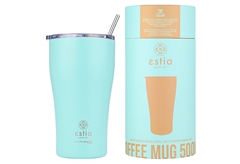 Ποτήρι Θερμός Estia Home Art Save the Aegean 500ml Bermuda Green