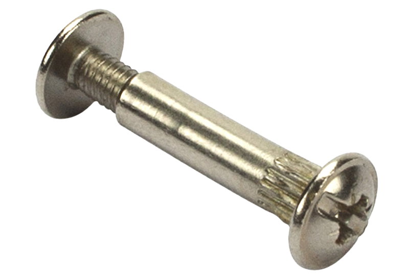 Βίδα Σύνδεσης & Κάλυκας Φ20x4-16mm Νίκελ 10 Τεμάχια