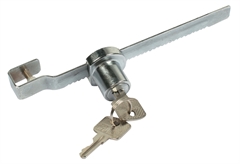 Κλειδαριά Βιτρίνας με Κλειδί 125x32mm Νίκελ