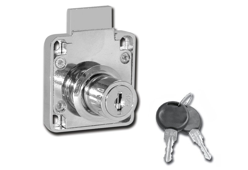 Κλειδαριά για Συρτάρι 19x32mm Νίκελ