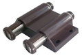 Μαγνητικό Push Διπλό 42x16mm Καφέ 2 Τεμάχια