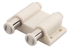 Μαγνητικό Push Διπλό 42x16mm Λευκό 2 Τεμάχια