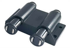 Μαγνητικό Push Διπλό 42x16mm Μάυρο 2 Τεμάχια