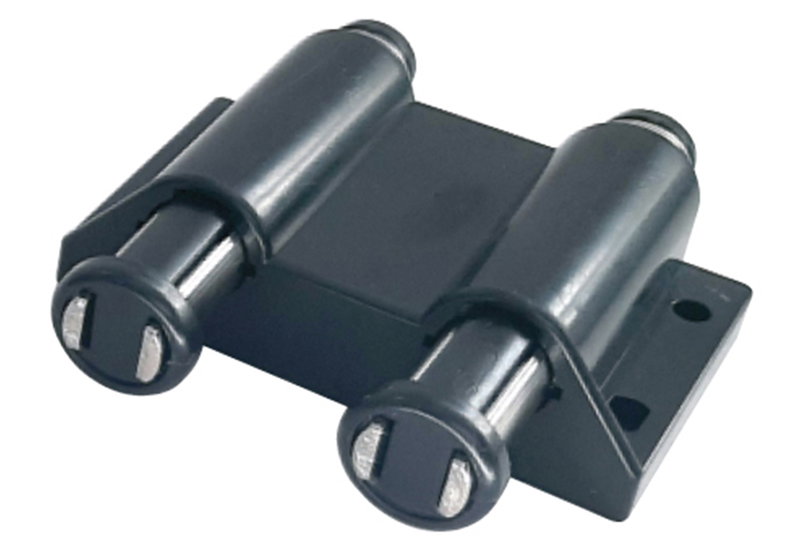 Μαγνητικό Push Διπλό 42x16mm Μάυρο 2 Τεμάχια