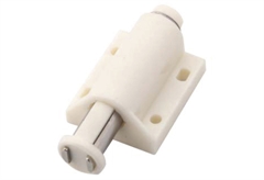 Μαγνητικό Push Μονό 42x16mm Λευκό 2 Τεμάχια