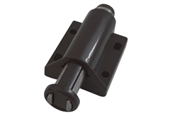 Μαγνητικό Push Μονό 42x16mm Μάυρο 2 Τεμάχια