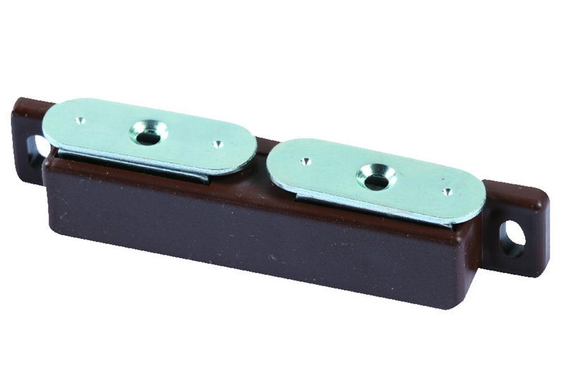 Μαγνητικό Κλιπ με 2 Πλάκες 90x15.5mm Καφέ 2 Τεμάχια