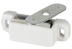 Μαγνητικό Κλιπ με Τρύπα 35x12mm Λευκό 2 Τεμάχια