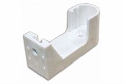 Στήριγμα Σωλήνας Στρογγυλής Οροφής Φ18 Λευκό 2 Τεμάχια