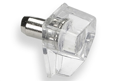 Στοπ Ραφιού Πλαστικό Φ5mm Διάφανο 12 Τεμάχια