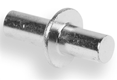 Στοπ Ραφιού Γωνία Φ5mm Νίκελ 12 Τεμάχια