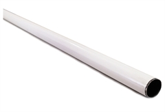 Στρογγυλή Σωλήνα Φ18 Λευκή 1m