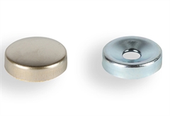 Διακοσμητική Τάπα Φ14mm Νίκελ 10 Τεμάχια