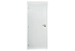 Πόρτα με Κάσα MDF Eurostill Linea 70x214cm Άβαφη Δεξιά Ασταρωμένη