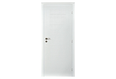 Πόρτα με Κάσα MDF Linea 80x214cm Άβαφη Αριστερή Ασταρωμένη