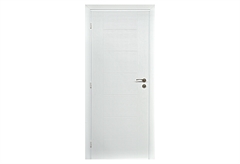 Πόρτα με Κάσα MDF Eurostill Linea 80x214cm Άβαφη Δεξιά Ασταρωμένη