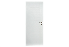 Πόρτα με Κάσα MDF Eurostill Linea 90x214cm Άβαφη Δεξιά Ασταρωμένη