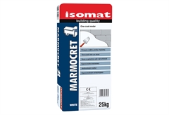 Σοβάς Μονής Στρώσης Isomat Marmocret-1 25kg Λευκός