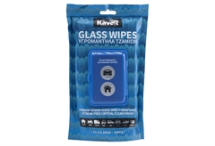 Σετ Υγρομάντηλα για Τζάμια Αυτοκινήτου Kaver 25τμχ