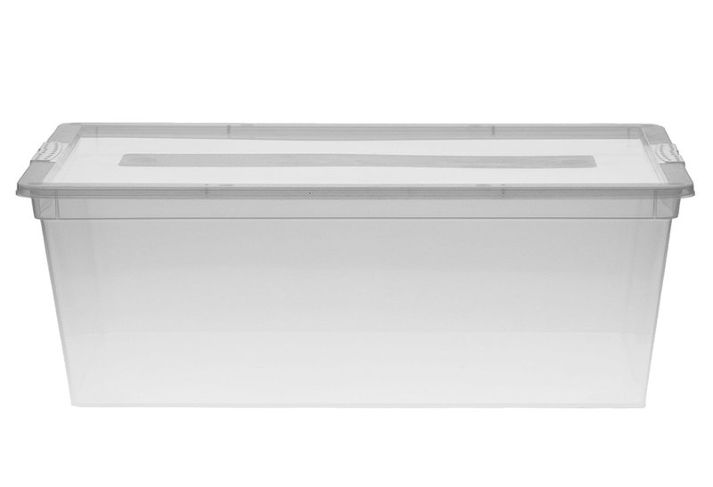 Κουτί Αποθήκευσης Πλαστικό Budget Smart Box Μ33xΠ23.8xΥ13cm 8lt Διάφανο