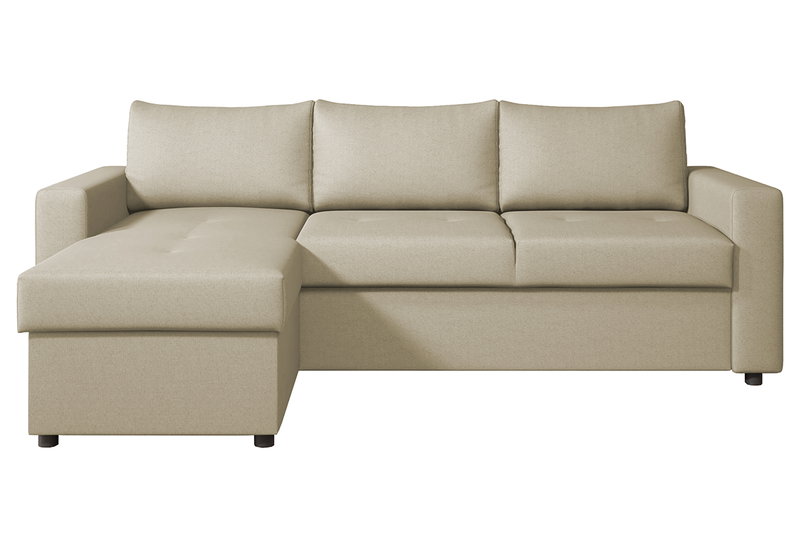 Καναπές Κρεβάτι Γωνιακός Nachevi Trento Μπεζ 226x164cm