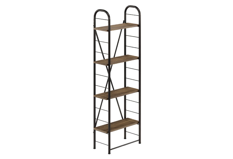Βιβλιοθήκη KS Kouppas Lina Μ86xΠ30xΥ180cm Μαύρο