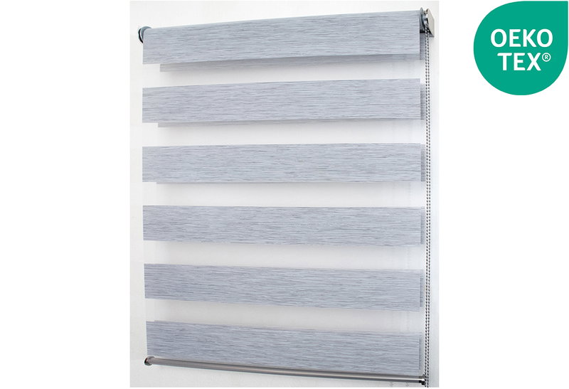 Ρολό Σκίασης Υφασμάτινο Central Home Zebra Luxury 230x90cm Ασημί