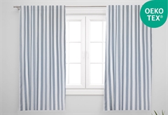 Κουρτίνα Παραθύρου Easy Home Timpa 140x140cm Lines με Τρέσα