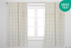 Κουρτίνα Παραθύρου Easy Home Timpa Leaves 140x140cm με Τρέσα