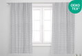 Κουρτίνα Παραθύρου Easy Home Timpa 140x140cm Squares με Τρέσα