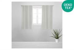 Κουρτίνα Παραθύρου Easy Home Marimba 150x140cm Γκρι με Τρουκς