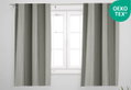 Κουρτίνα Παραθύρου Easy Home Puya 150x140cm Γκρι με Τρουκς