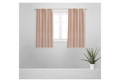 Κουρτίνα Παραθύρου Easy Home Celesta 150x140cm Ροδακινί