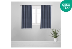 Κουρτίνα Παραθύρου Easy Home Celesta 150x140cm Μπλε με Τρουκς