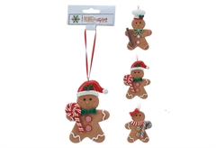 Χριστουγεννιάτικο Στολίδι Gingerbread 11cm σε Διάφορα Σχέδια