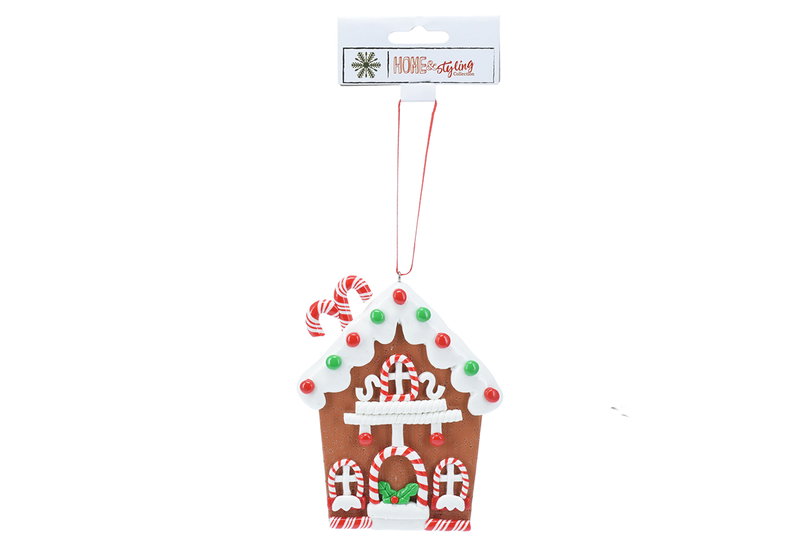 Χριστουγεννιάτικο Στολίδι Gingerbread House 9.5cm