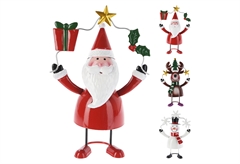 Χριστουγεννιάτικη Διακοσμητική Φιγούρα Μεταλλική 18.8cm σε Διάφορα Σχέδια