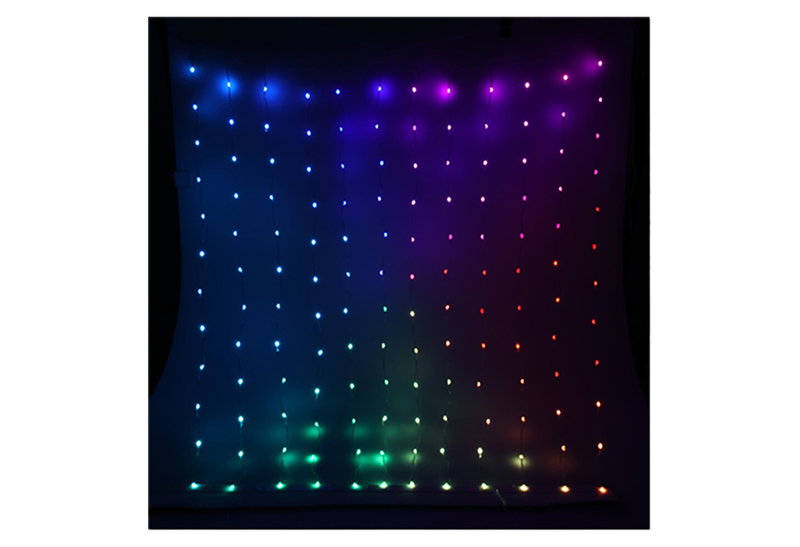 Χριστουγεννιάτικα Λαμπάκια 400LED Κουρτίνα Ρεύματος Πολύχρωμο