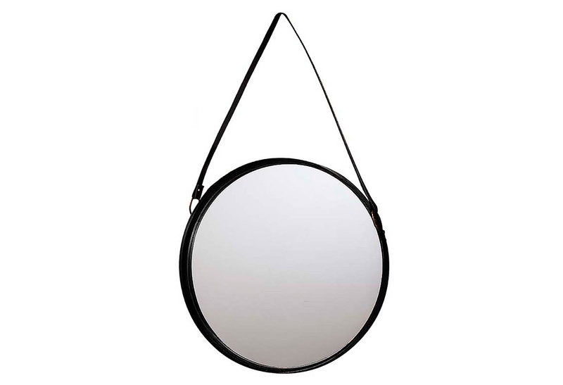 Καθρέπτης Τοίχου Colgar Φ60cm Μαύρος