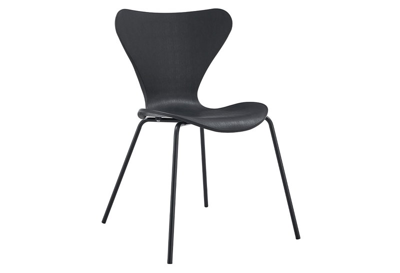 Καρέκλα Homefit Lois M52xΠ49xY79cm Μαύρη