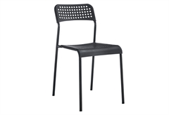 Καρέκλα Homefit Jolly New M48xΠ38.5xY76cm Μαύρη